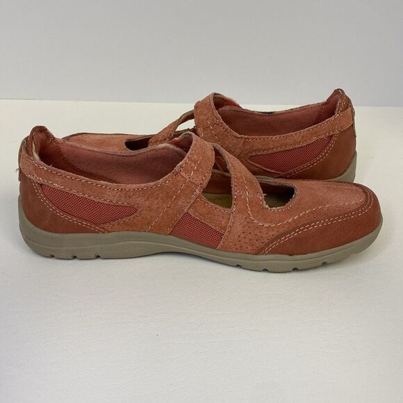 Earth Origins Rapid Troy Terra Cotta Suede Sneaker Mary Jane Size 6.5 - Picture 5 of 13